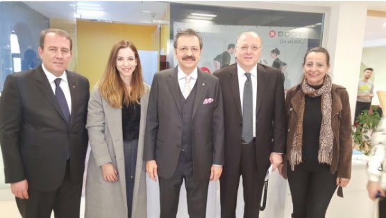 .@TOBB_ETU mezunumuz Gizem Yılmaz'ın girişimcisi olduğu XBody Wellness'i ziyaret ettik. Mezunlarımızla gurur duyuyorum.