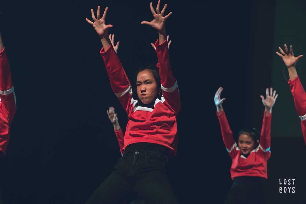 KidlightningPH's tweet photo. We're not really this scary! Only when we're performing. Promise. πβ @kyladkingsu @angelenriquezzz @allyriveraaa @mlcobankiat #KLC2016 https://t.co/ajzHlFLM0N