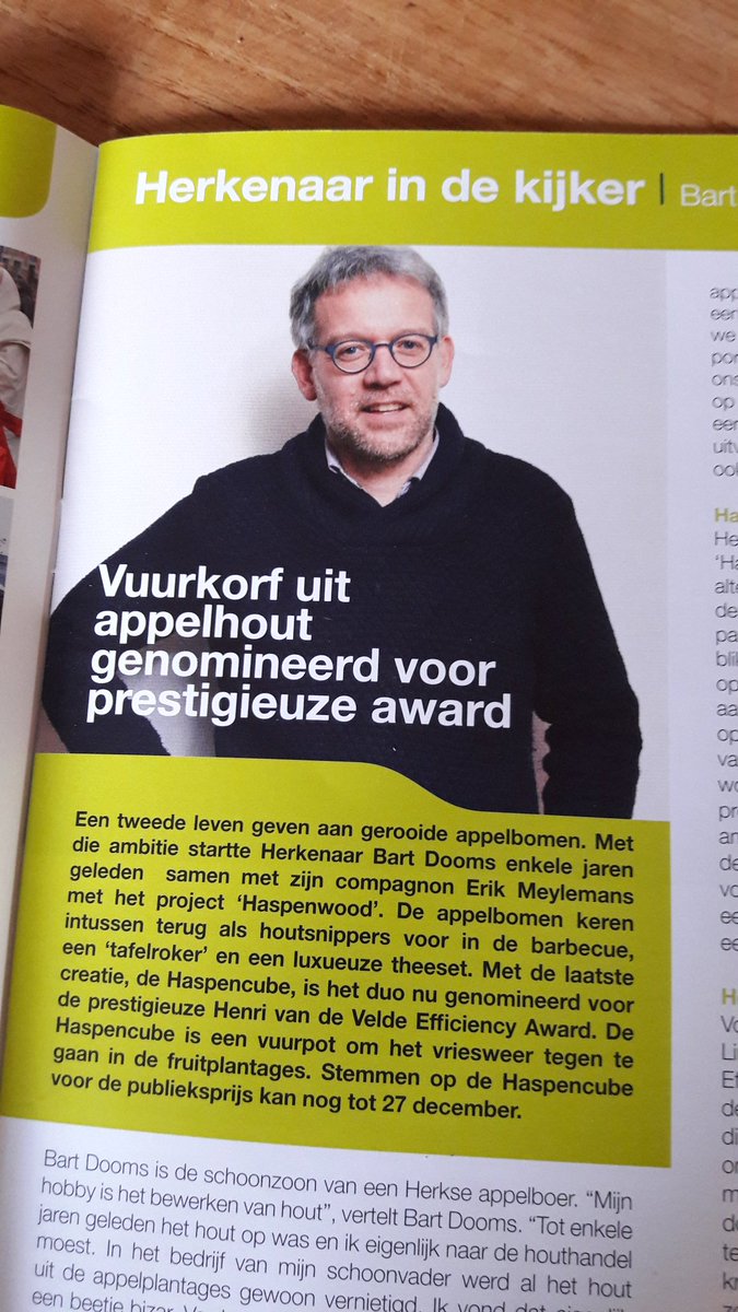 bartdooms's tweet photo. Dank aan de gemeente #Herk-de-stad voor de oproep om te stemmen voor @haspenwood #haspencubes #henryvandevelde award https://t.co/Htoj6xbzuI https://t.co/6fSCI98rWF