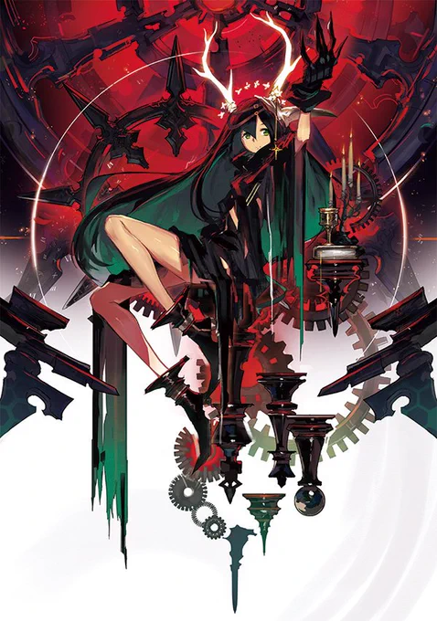 三日目東h18aにて頒布されるタロット合同企画「Rota Mystica」に一枚描かせていただきました!よろしくお願いします〜 #c91rotamystica 
