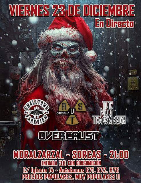 Sorcas_de_Moral's tweet image. Hoy en SORCAS @SParkviewBand @NeutralRust Overcrust y The Night Transmisión