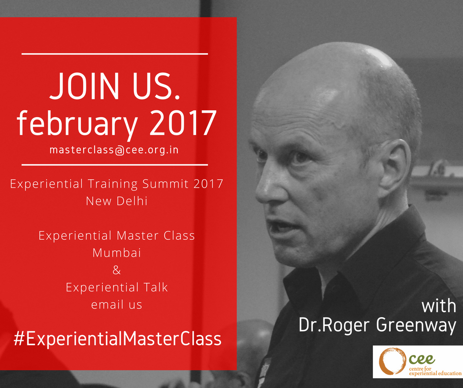 ceeorg's tweet photo. learn from the master Dr. Roger Greenway, email us hello@cee.org.in for details #ExperientialMasterClass #ceeorg #ets2017 @roger_review https://t.co/sp97zwfWOb