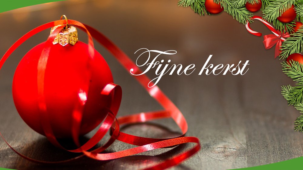 We wensen je fijne dagen toe!🎄