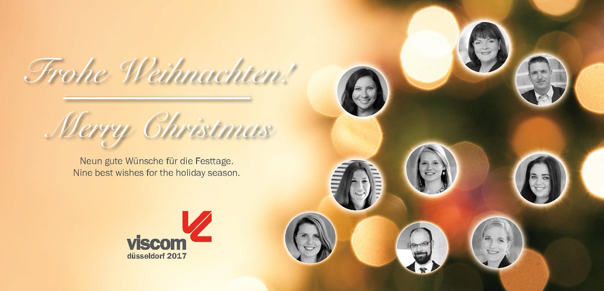 On behalf of all of our <a href="/viscomshow/">viscom</a> Team, we wish you a happy #merrychristmas and a good start into the new year.