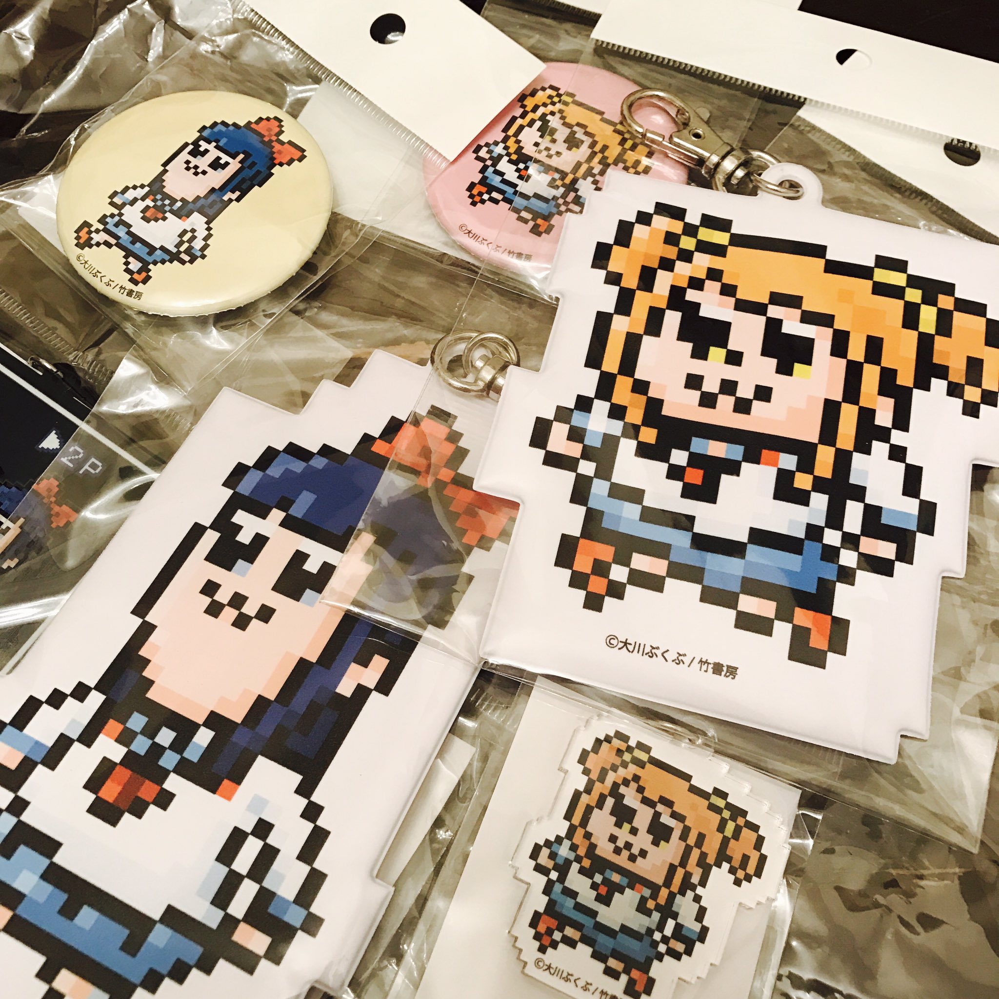 Ban8ku ポプテピピックドット絵限定グッズの見本が届いたよ すごいインパクト パスケースドット型かわいい ヴィレッジヴァンガードで販売中です ポプテピピック Pixelart T Co 6kqb3tgqla Twitter