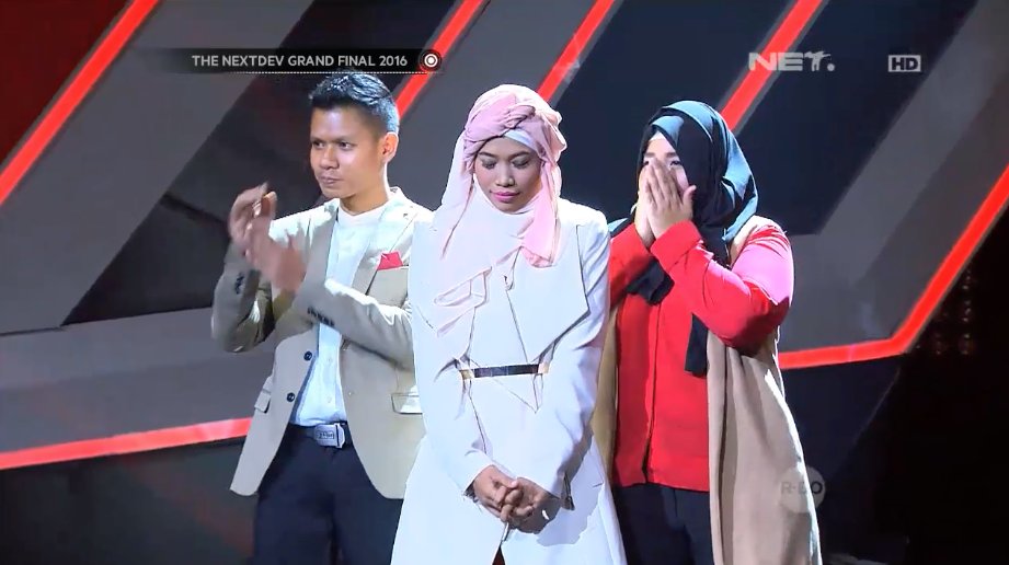 mdtvindonesia's tweet photo. SELAMAT!
Untuk Kostoom, Habibi Garden & Juru Parkir yang menjadi aplikasi terbaik #NextDev2016. Terus berkarya dan buat Indonesia lebih kece https://t.co/p7rOxtKqgi