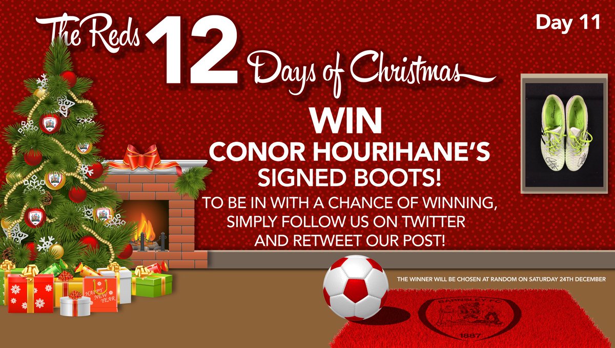 DAY 11: for the chance to win <a href="/ConorHourihane/">Conor Hourihane</a>'s signed boots simply follow us and RETWEET this post! #Giveaway #COYR
