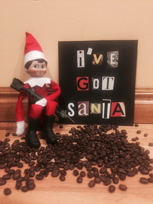 thealphacoffee's tweet photo. Santa's in trouble! Rogue Elf-Xmas Story watch it unfold here over the next few days #mysterymini #naughtyornice #rogueelf https://t.co/7IrIqRkdxo