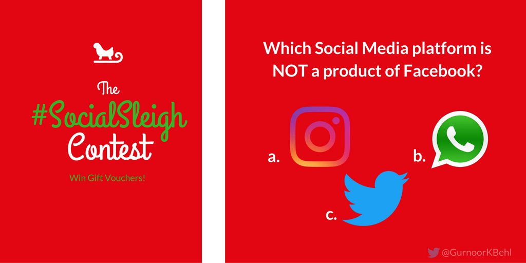 Alright! The #SocialSleigh is down the chimney with ROUND 2. Answer this #SocialMedia Question &amp; WIN a <a href="/Flipkart/">Flipkart</a> Gift Voucher! #Contest 🎅
