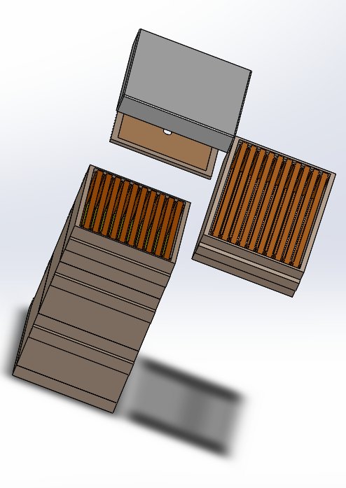 bee_data's tweet photo. Modélisation 3D d'une ruche !!! Maintenant on passe au prototype ! 😀 https://t.co/vcA3E463t6