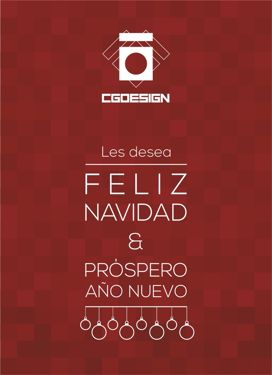 CGDesignEstudio's tweet image. Desde #cgdesign os deseamos feliz Navidad