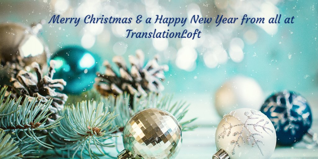 translationloft's tweet photo. Merry Christmas from all of us here at TranslationLoft! Wishing you all a peaceful &amp; prosperous 2017! 🎅☃️🎄 https://t.co/j2aXTPMRXF