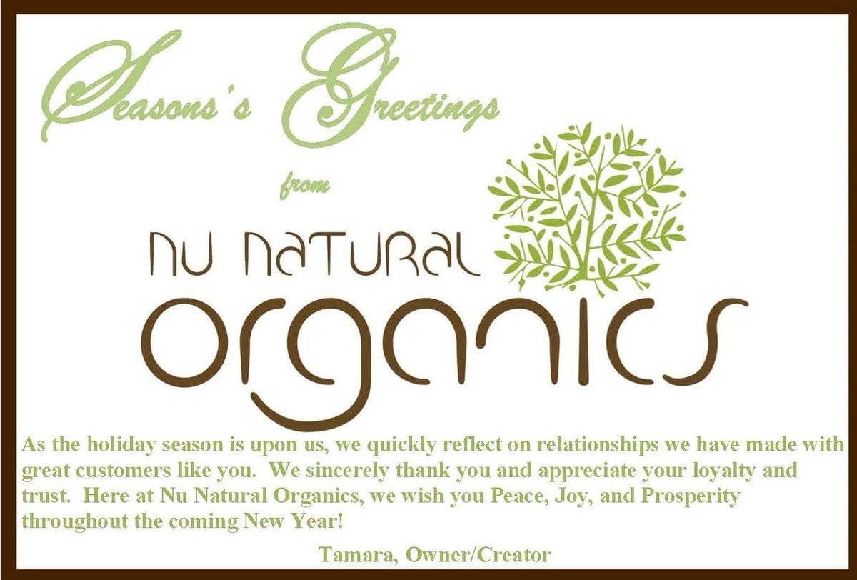 Nu Natural Organics (@nu_natural) / Posts / X