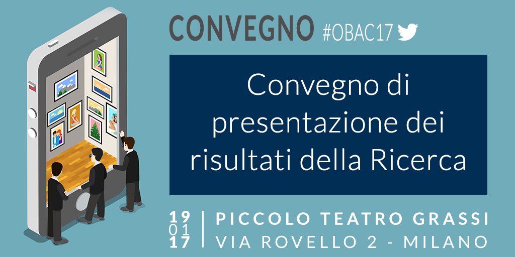 Osserv_Digital's tweet photo. Come l'#innovazione #digitale è entrata nelle Istituzioni culturali italiane, e in particolare nei ##Musei ? https://t.co/SBBoxII4qW #OBAC17 https://t.co/qeBHLWPqmo