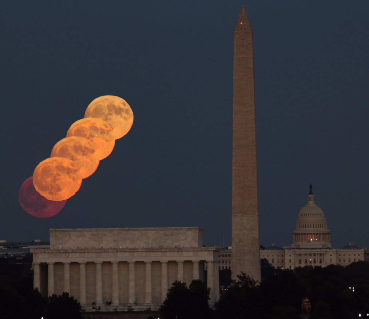 CTDPIX's tweet image. Moonlight over Washington, DC #JustPracticing #Stacking