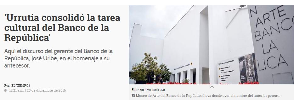 Banrepcultural's tweet photo. "Urrutia se dedicó a fortalecer la #ColecciónBR con ojo de experto y con incansable rigor", #JURIBE sobre M. Urrutia https://t.co/hQbl4cnDx7 https://t.co/ifGCdG7FKC