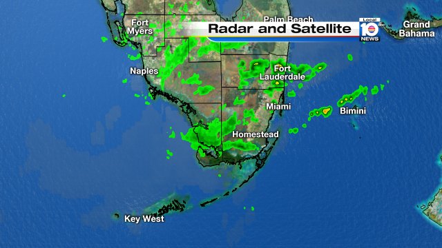 Some showers still lingering over parts of SFLO. Will the weather improve for the Holiday weekend? Watch local10 https://t.co/mXGeJV2Tm7