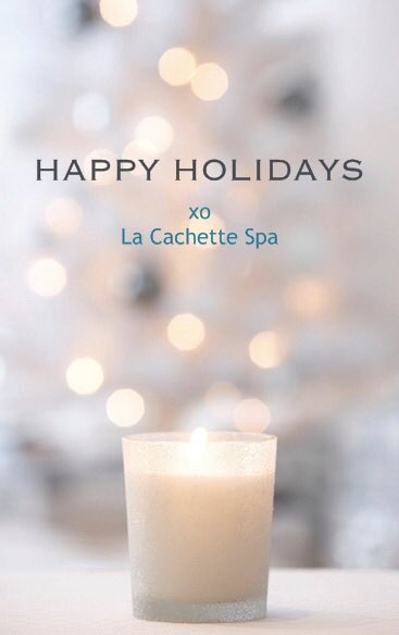 LaCachetteSpa's tweet photo. Happy holidays to you and yours - xo https://t.co/TyWfm4tbZU