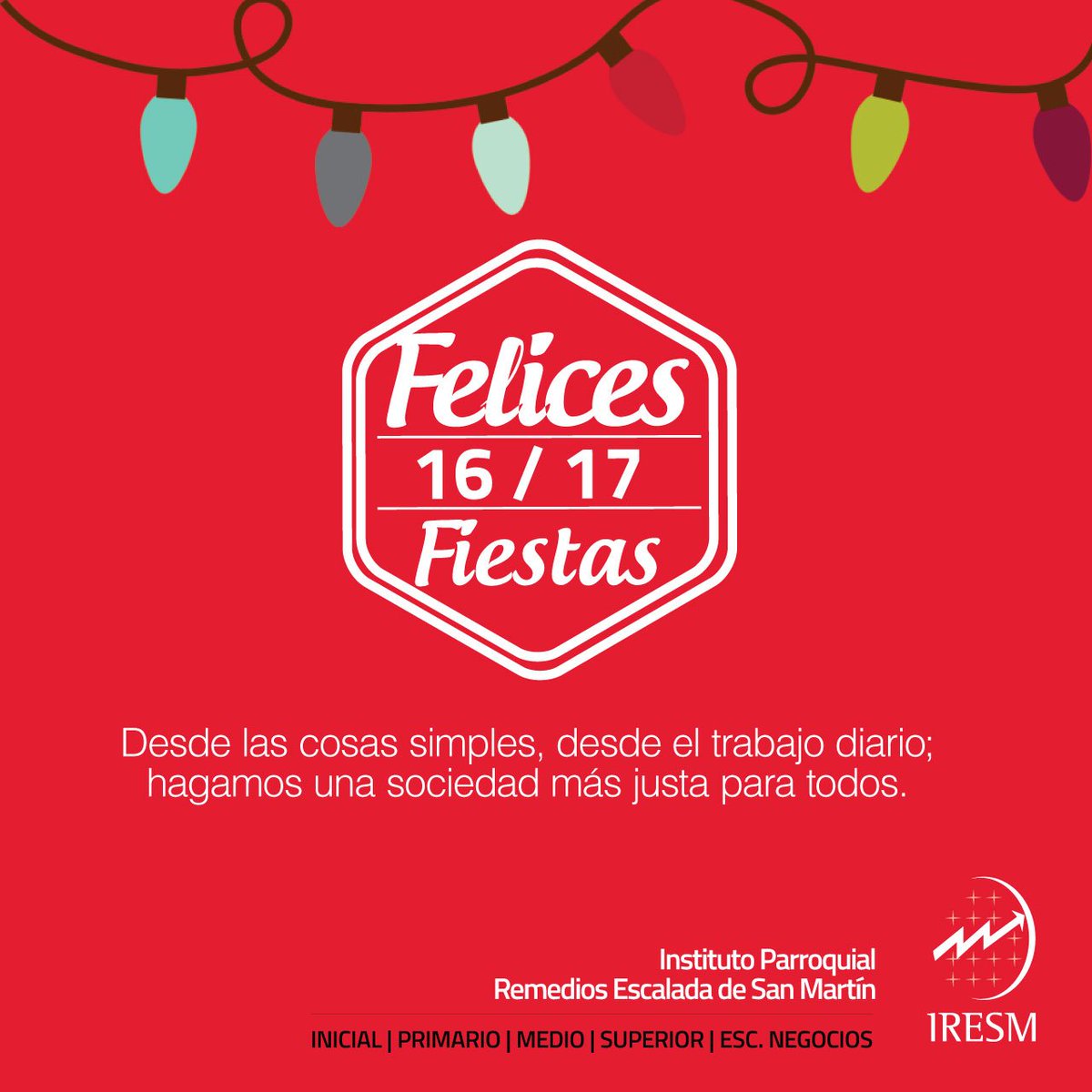IRESMsuperior's tweet photo. #FelicesFiestas #Navidad #VCP Les desean #IRESM INICIAL | PRIMARIO | MEDIO | SUPERIOR | ESC. NEGOCIOS https://t.co/bsE62DZ8Rz