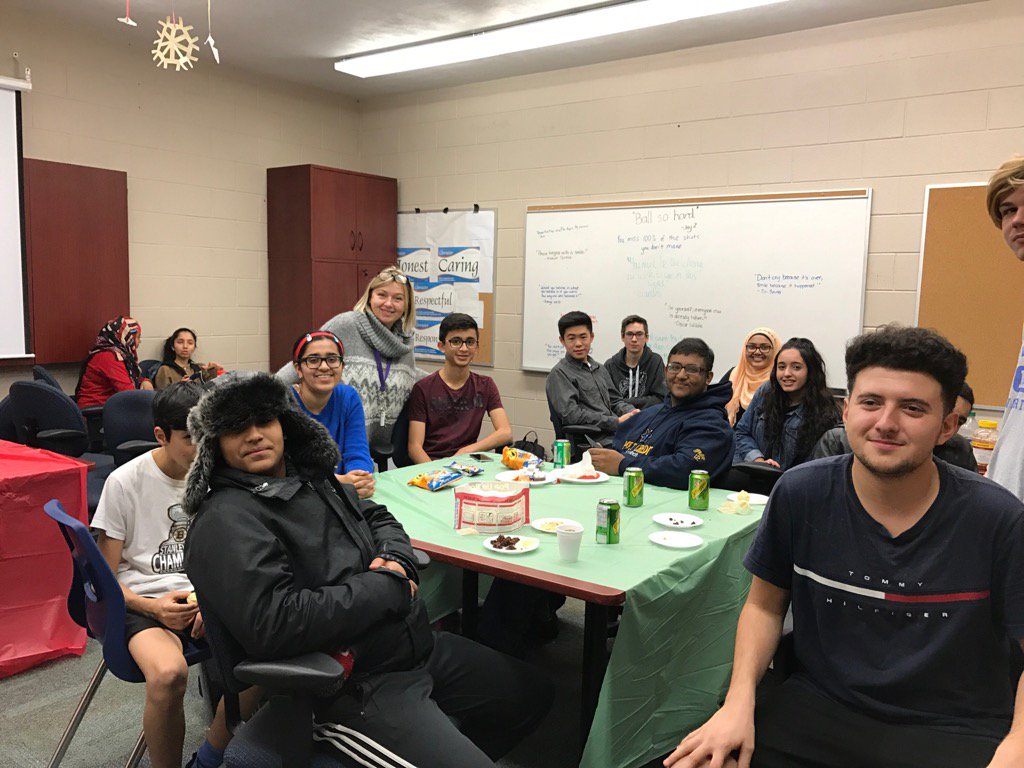 Wellness Warriors host their annual "Holiday Hangout" for PCSS students! Thanks WW for the support and holiday cheer!