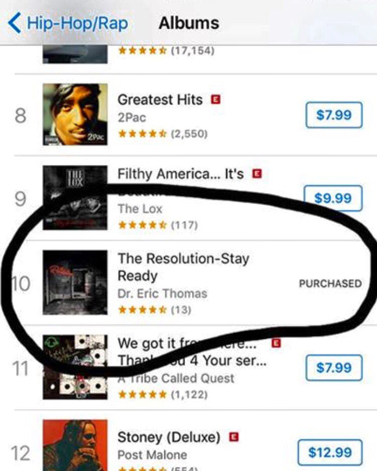 Ericthomasbtc's tweet image. THE RESOLUTION | TOP 10🔥 | Let&apos;s get it to TOP 5!!! Tweet me your favorite song in the album!! #theresolution #ericthomas #motivation