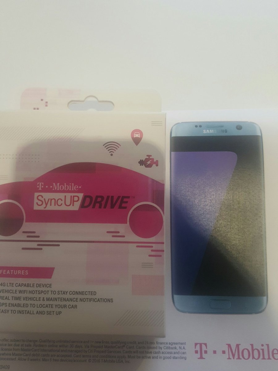 Sashatmobile9's tweet photo. Get down here to T-mobile and get your Samsung 7Edge. Plus another one free! Also get your SyncUp Drive. Know where your car is at all time! https://t.co/hn1FBFnzFE