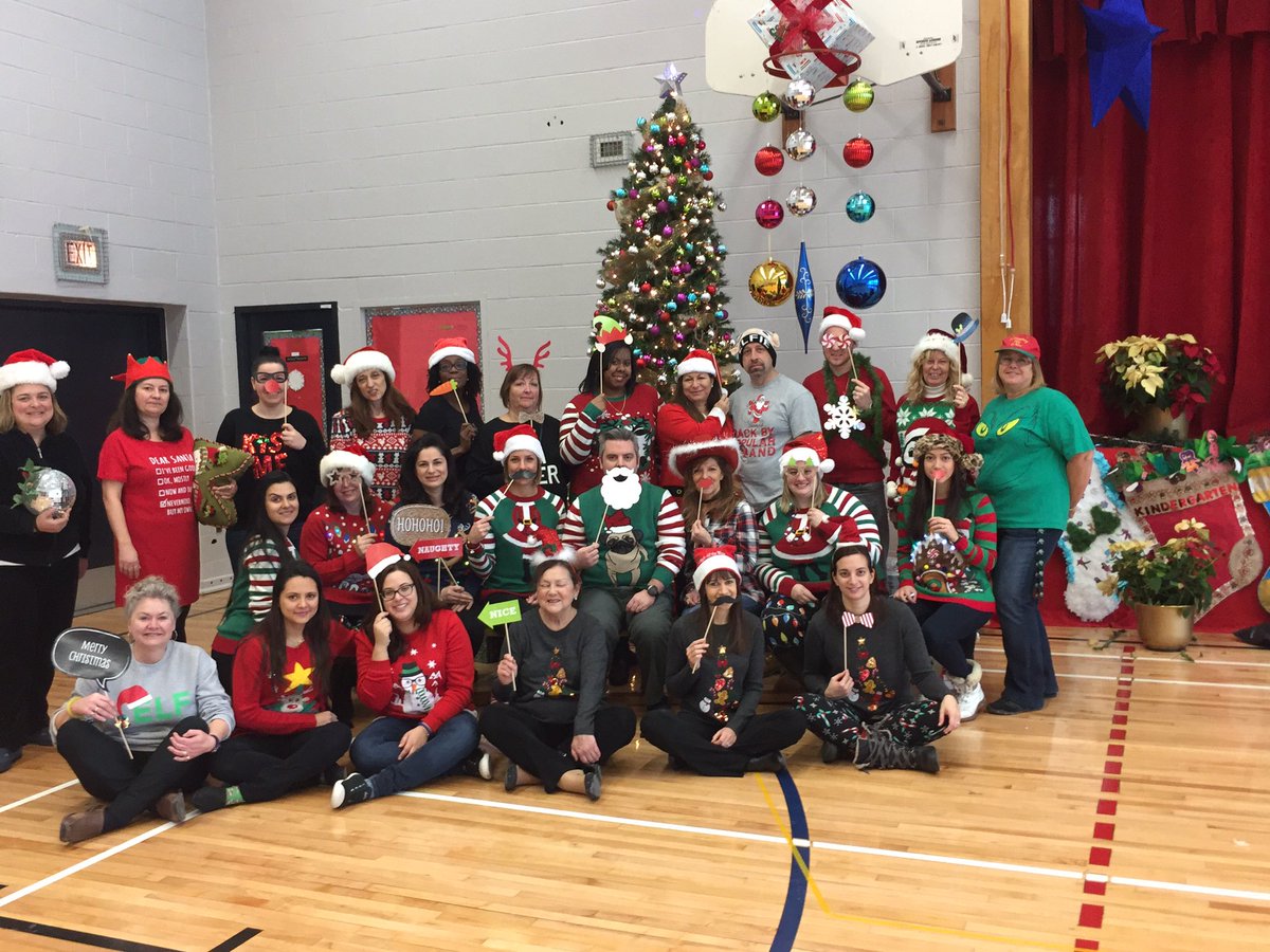 #uglysweaterday #staffselfies