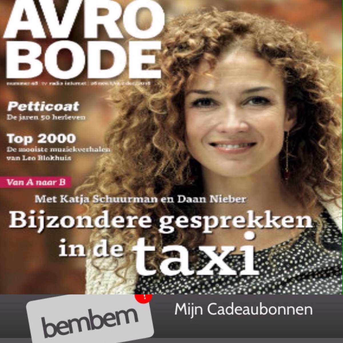 buff.ly/2h3f6S3

Halfjaar abonnement tot wederopzegging op Avrobode/Televizier voor  €10 en HEMA bon cadeau ter waarde van €10.