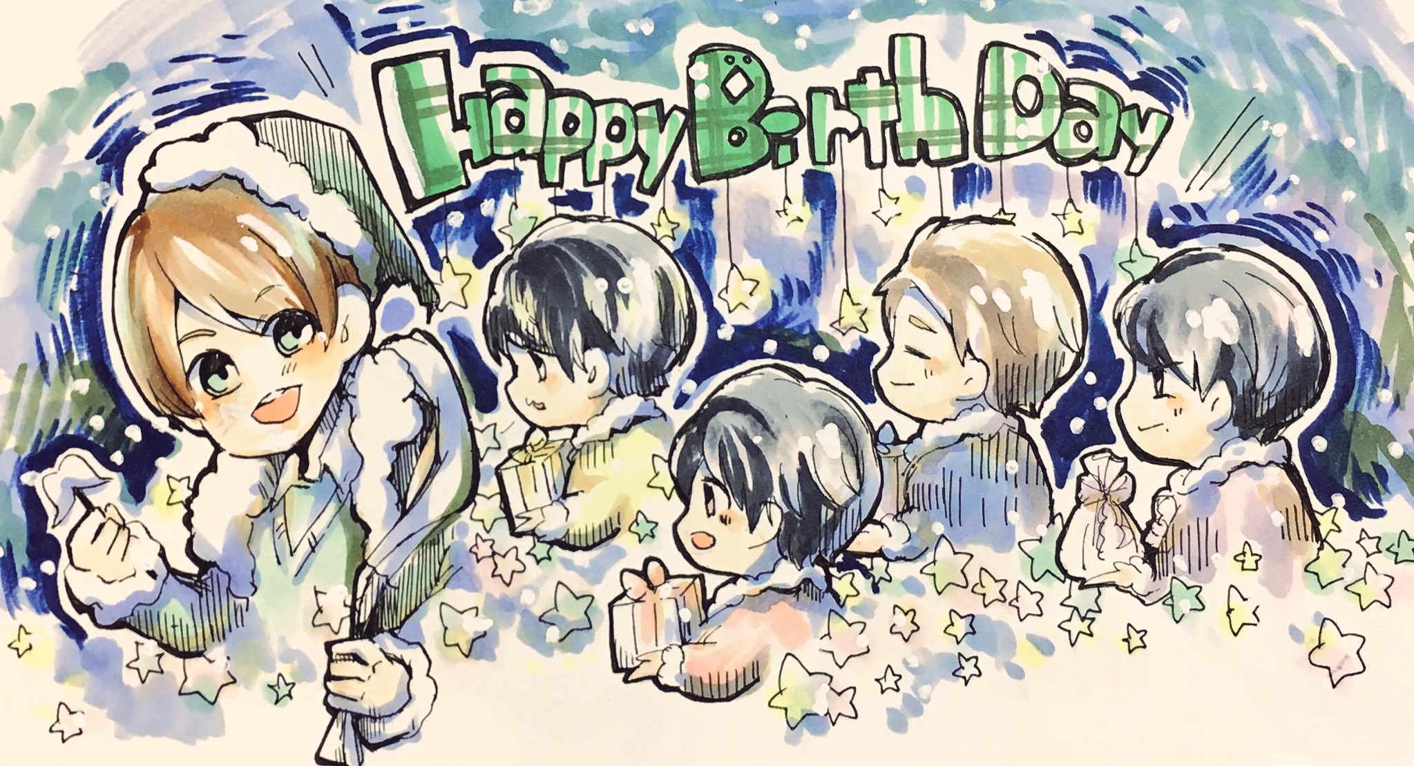 相葉くん誕生日34歳お祝いイラスト Twitter Search Twitter