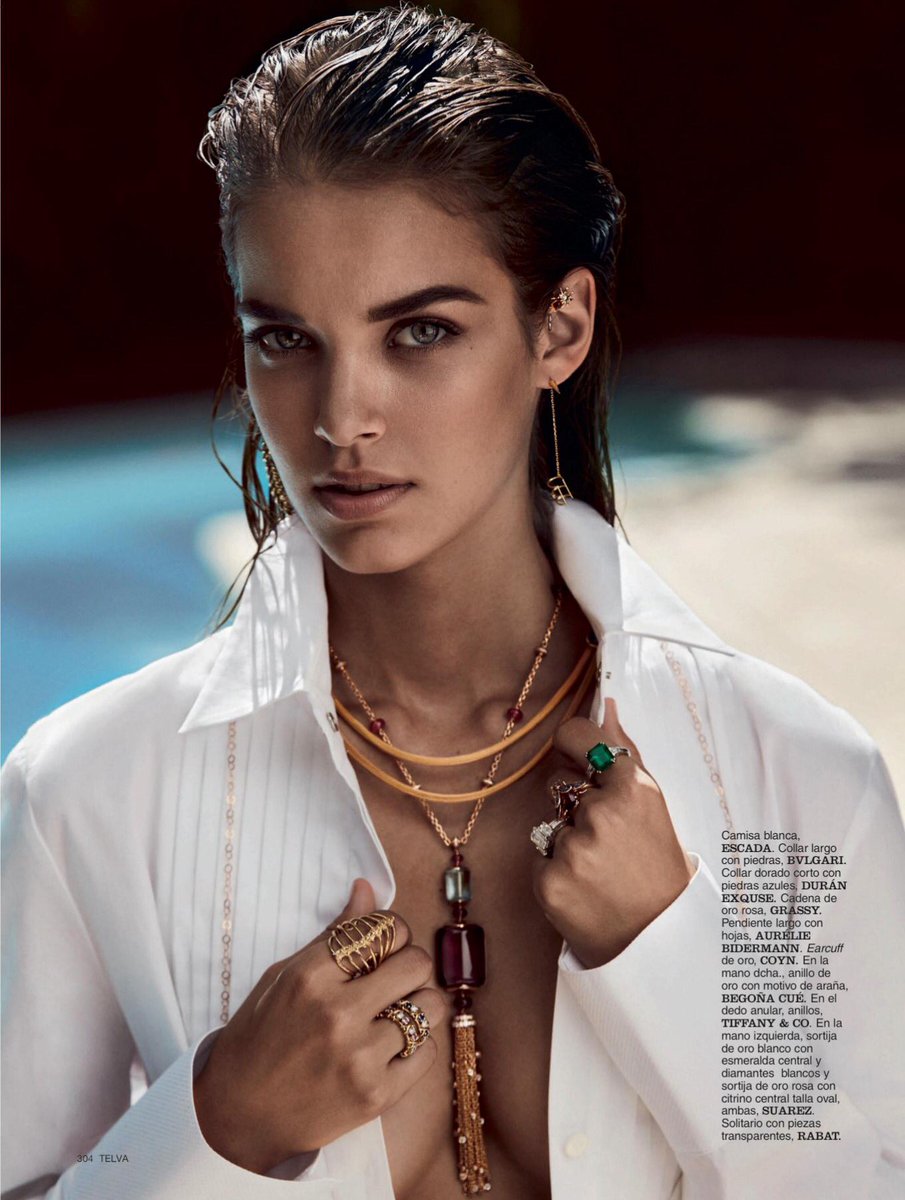 BalmainHair's tweet photo. TELVA SPAIN
#GaraArias for @telva 
Hair by #IvanGomez using @BalmainHair 
Shot by #JonathanSegade https://t.co/f0AS7MmSQt