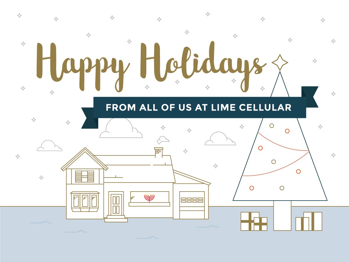 LimeCellular's tweet image. Wishing everyone the happiest of #holidays ❤️ 🎅🏼 🎄 ❄️ 🔯 🕎 ❤️