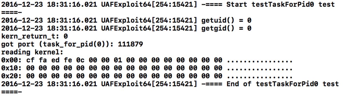 iPhone 6, 9.3.4, task_for_pid(0)