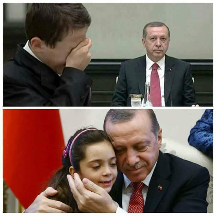 ozcn020's tweet photo. Üstteki şehit mehmetciğin evladı, 
Alttaki arabın evladı, 
Aradaki farkı görebilen..!!! https://t.co/52yqzjGHli