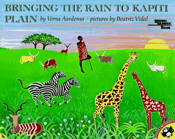 RealStoryTots's tweet photo. Off to Africa for Day 23 of our #BookAdventCalendar, with Bringing the Rain to Kapiti Plain by Verna Aardema, published by @MacKidsBooks. https://t.co/oDZ6BpJs9C