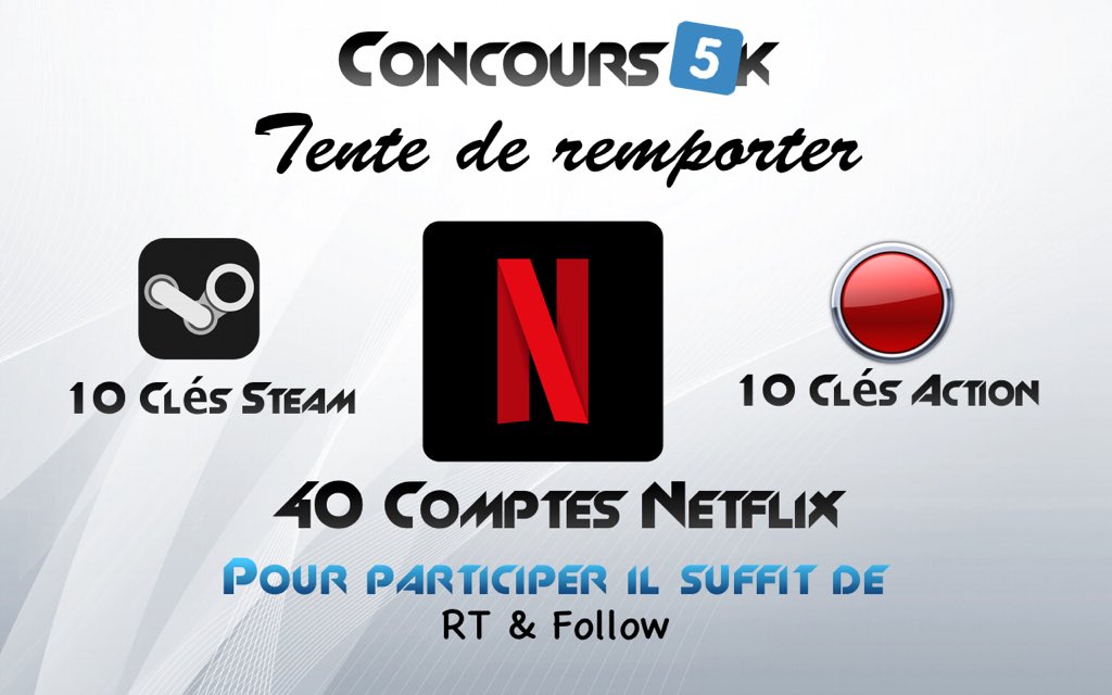 Tisma_RL's tweet photo. 🎁Concours 5k🎁

🎄Gagne Tes Comptes &amp; Clés !🎄

👉 RT + Follow @VenteBest &amp;  @ronanren &amp; @MatsConcours

🏁Tas : 700 RT https://t.co/cCtRrWd5ak