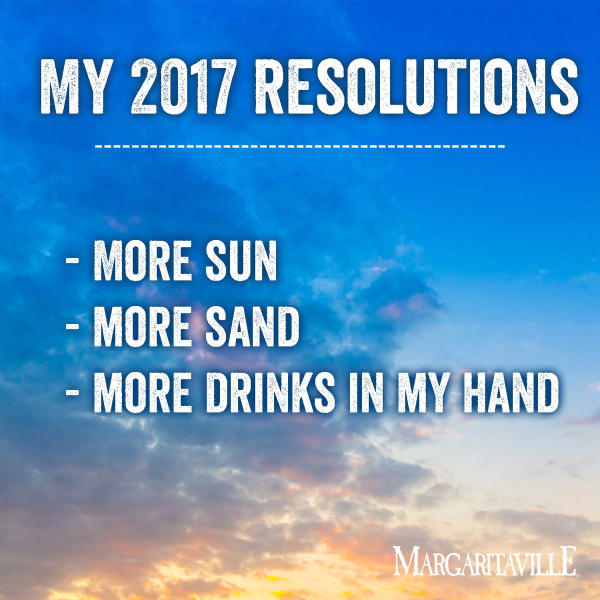 Margaritaville's tweet photo. They key to good goals is to keep them realistic, right? https://t.co/DRDZSYmakz