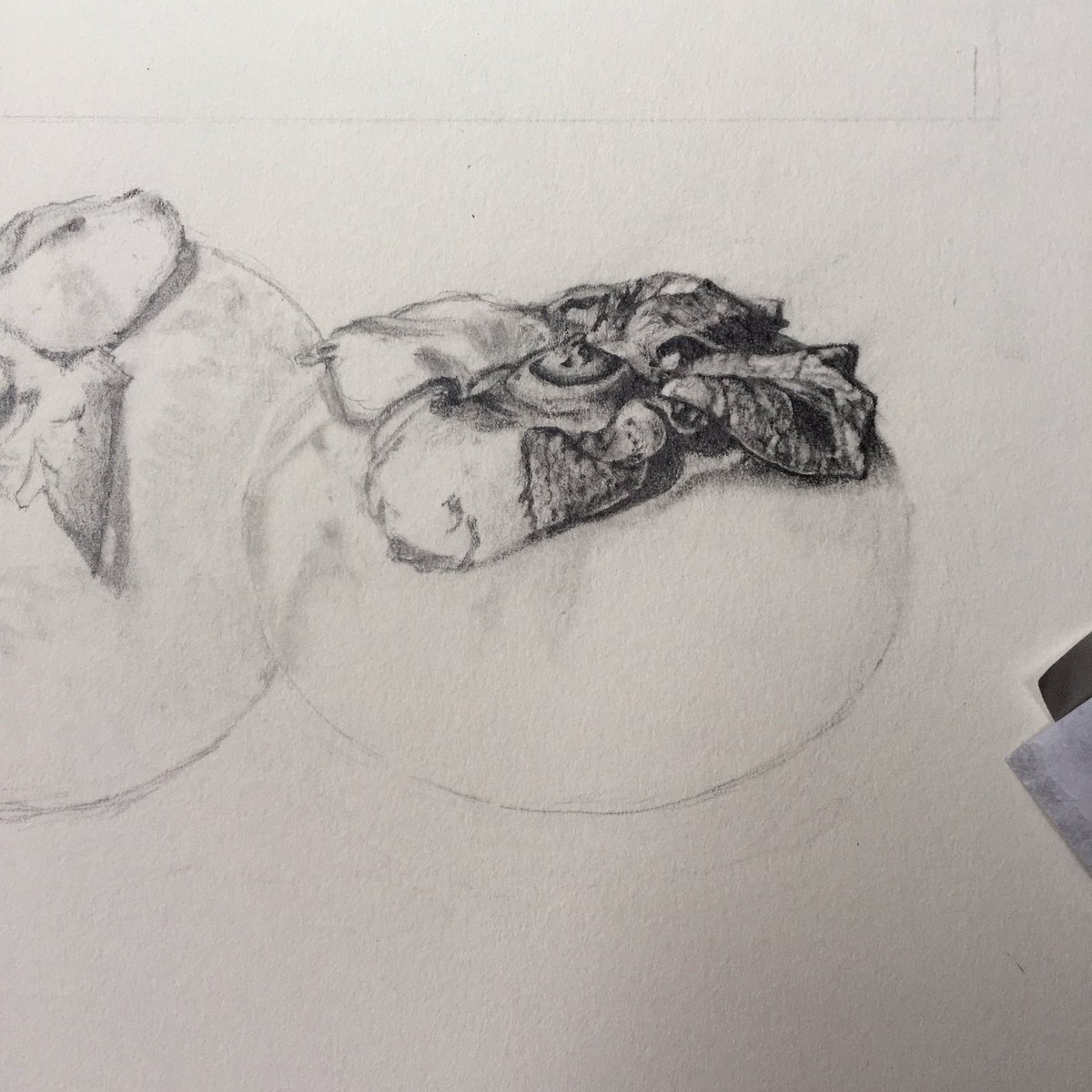 anitam_852's tweet photo. Working on the persimmons for a while before heading out to the rain for a #bikeride #Pencildrawing #realism #graphiteArt https://t.co/QiXleJ3IQk