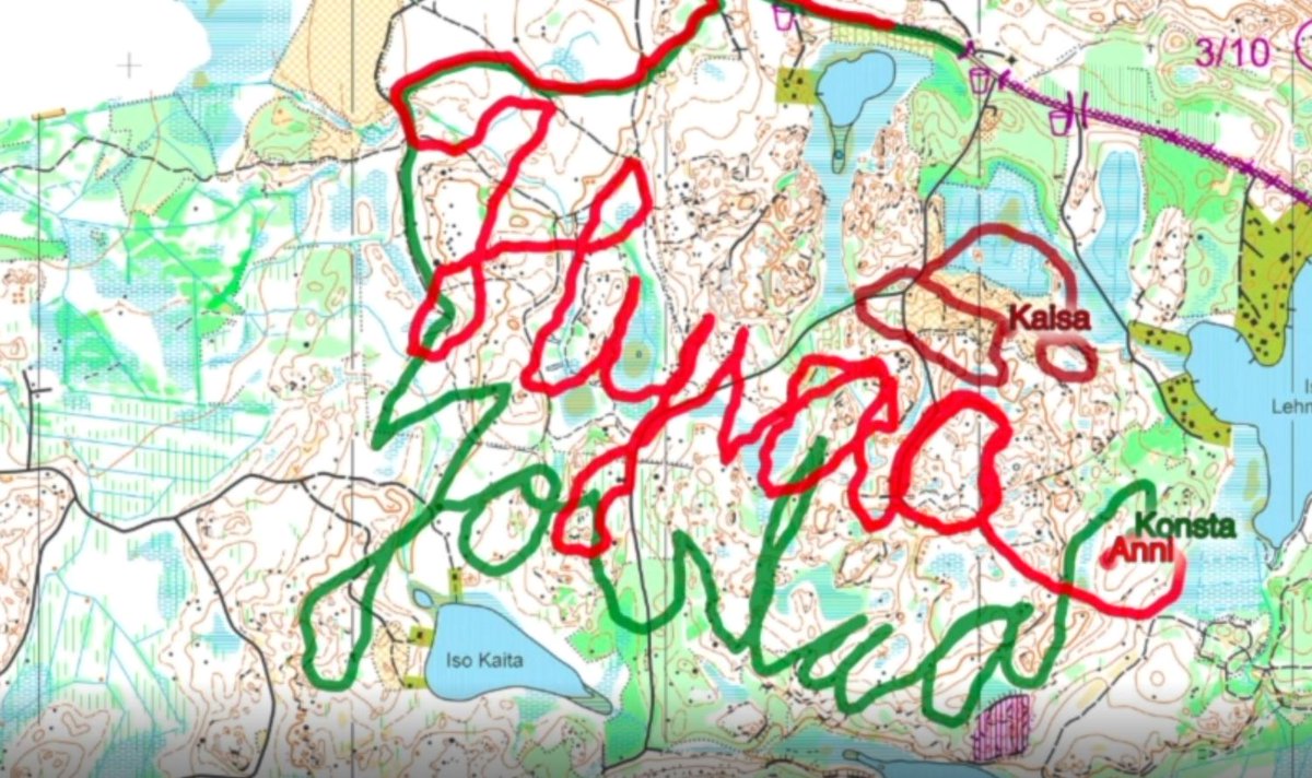 Hyvää joulua kaikille toivottaa TP! facebook.com/tampereenpyrin… #GPSart #merryxmas #suunnistus #hyväsuuntatreeni