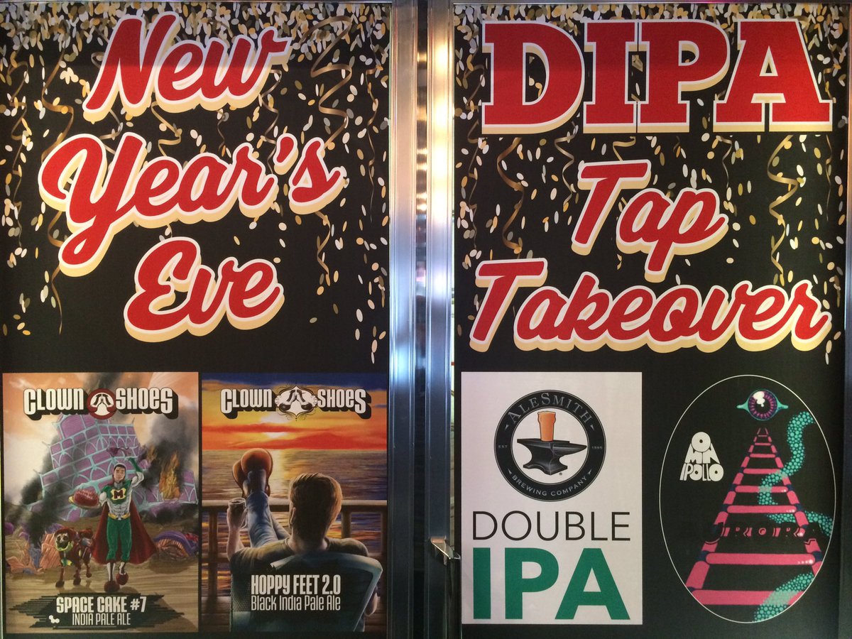 ClearRiverBeer's tweet photo. Eight delicious DIPAs to celebrate the end of 2016 at @NewBohemiaMN! @clearriverbev https://t.co/UWZyLIFBKs