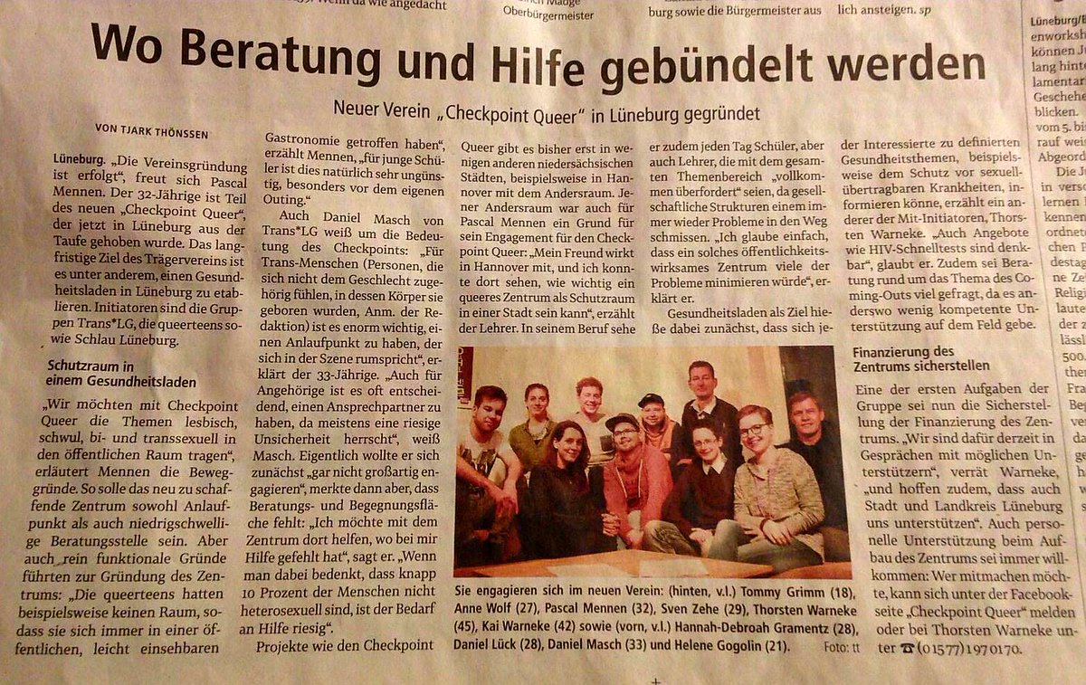 NenneMichTommy's tweet photo. Ich bin mal wieder in der Zeitung 😎🤓 #Checkpointqueer #QueerTeen @Queer_Teen https://t.co/69vbPJbK3x