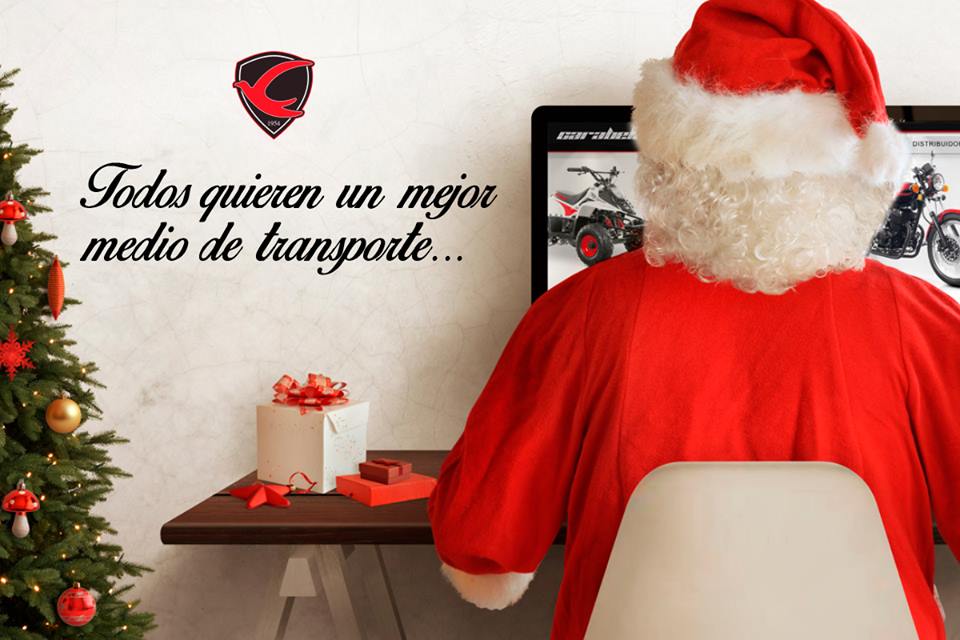 #BuenViernes #SantaNoSeasGacho quiero una Moto Carabela