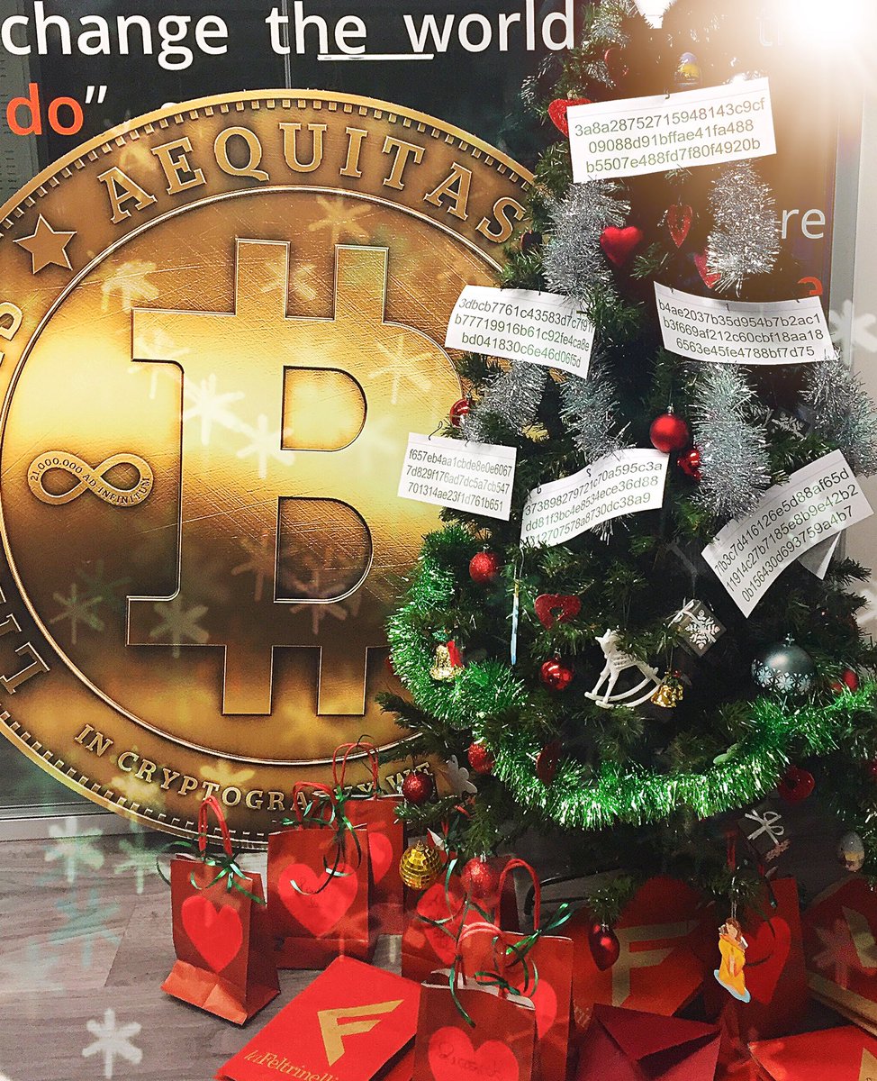 Change the world: do Bitcoin! ❄️ Merry Christmas and happy new year! ❄️#merklechristmastree