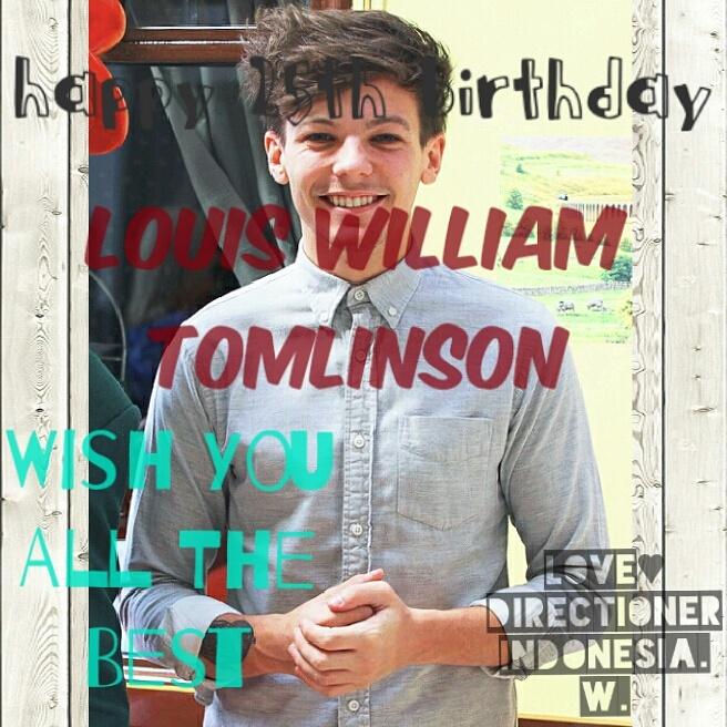 WindyDwi954's tweet photo. 25 WISHES FOR LOUIS

Happy birthday Louis 🎈🎉🎂, wish you all the best boys 😉😄😘😍
@Louis_Tomlinson  @onedirection https://t.co/t3bMEqaUBY