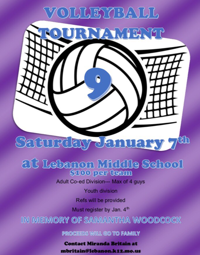 Volleyball girls and friends, let's get some teams together for this event. <a href="/JacketSwarm/">Yellowjacket Swarm</a>