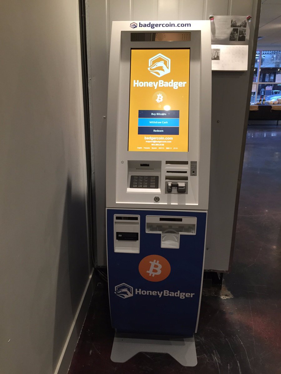 Check out our branded Honey Badger #bitcoin kiosk @foodhuborganics in  Kitsilano! #foodhubkitsilano $BTC https://t.co/i1sxwiJ00U