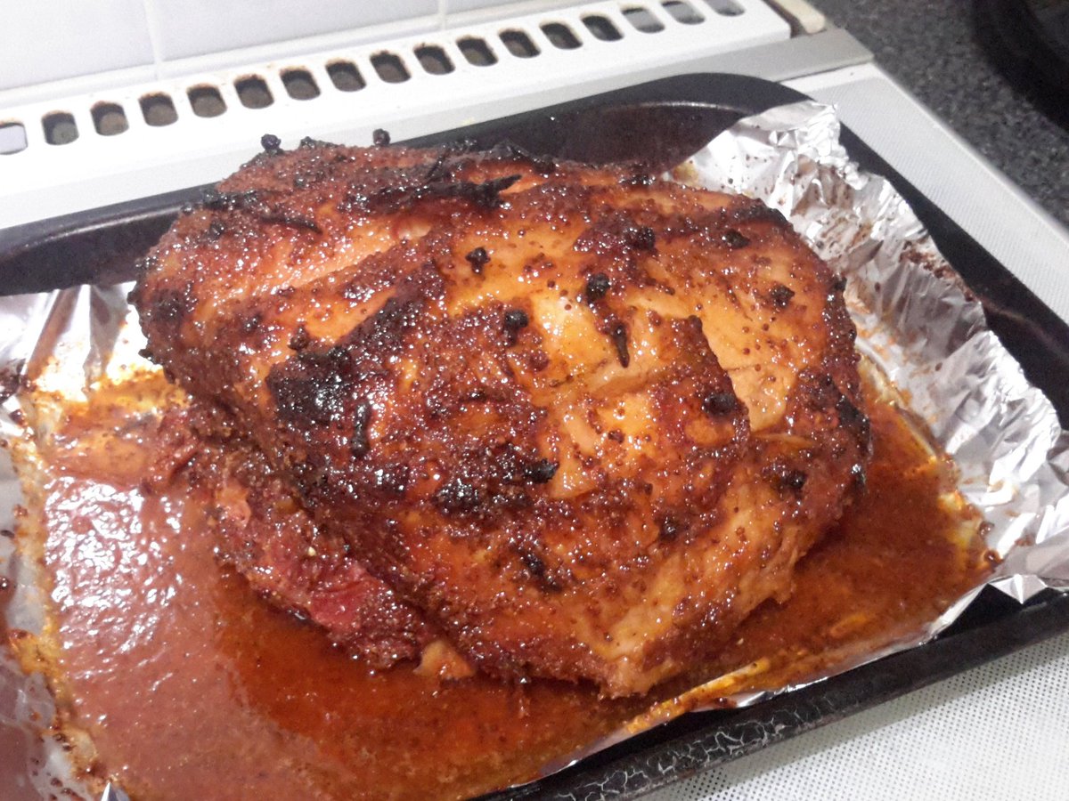 lynns007's tweet photo. Christmas gammon cooked yummy... https://t.co/wxStkOUAWB