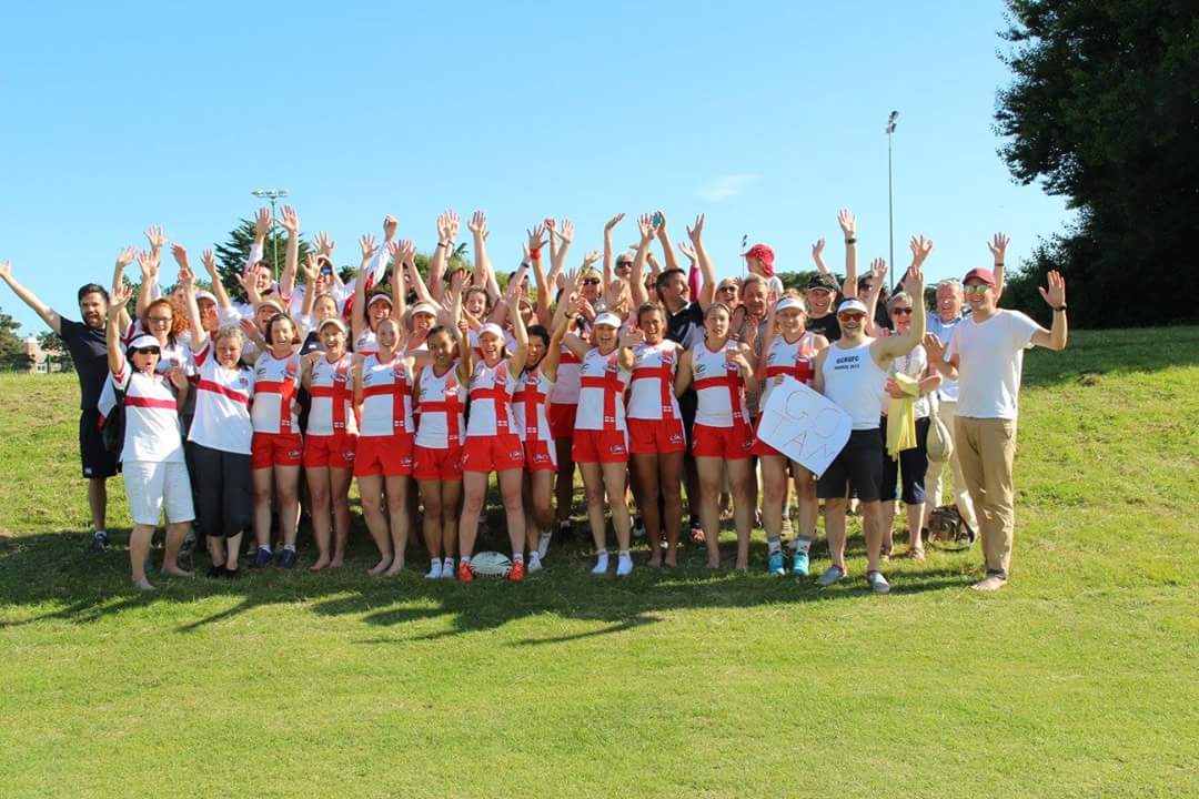 MrGaryLambert's tweet photo. @EnglandTouch #Euros2016 and the @EnglandTouchW27 entire squad.... Players management physios and of course awesome supporters #Gold #AsOne https://t.co/DGzCJWnUhs