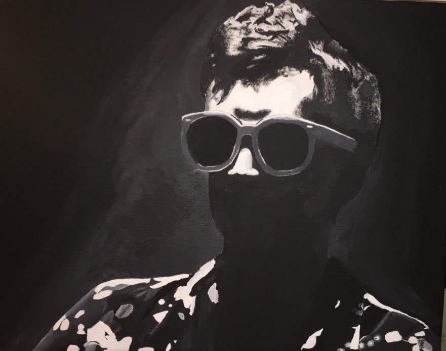 joshsforest's tweet image. my first attempt at #cliqueart after not touching a paint brush for 2 years