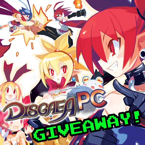 NISAmerica's tweet photo. LAST DAY of the NISA #Holiday Giveaway! Follow us and retweet for your chance to win a copy of #Disgaea PC! 5 WINNERS! Ends at 5:00PM PT! https://t.co/IyJUddyB9M