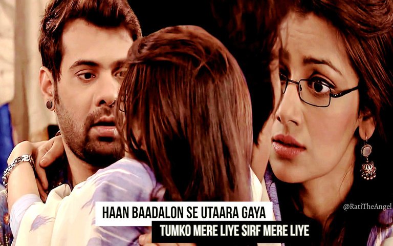 RatiTheAngel's tweet photo. ~Haan baadalon se utaara gaya Tumko mere liye Sirf mere liye~😘#AbhiGya 👀#Eyelock @SHABIRAHLUWALIA @sritianne @TeamShabirA @ZeeTV #KKB https://t.co/vn6gTw9p87